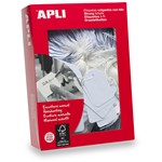Apli 392 Strung Tickets 36x53mm White  Bx500