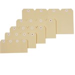 Avery Shipping Tags Size 2 Buff 40x82mm Bx1000