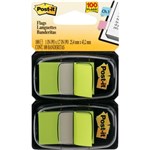 Post It Flags Bright Green 24x43mm  Twin Pack