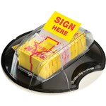 Post It Flag Desk Dispenser  Sign Here Flags Included Pk200