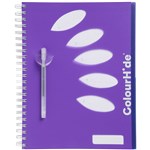 COLOURHIDE 5 SUBJECT BOOK A4 250PG ASSORTED