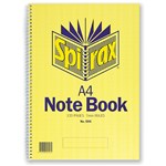 Spirax 595 Notebook A4 120 Page Spiral Bound  Each 