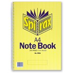 Spirax 595A Notebook A4  240 Page 297mm x 210mm Side Opening Each