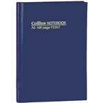 COLLINS NOTEBOOKS HARD COVER A5 Feint 168Pg Blue 