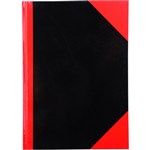 Cumberland Notebook BlackRed A4 Feint 100 Page 