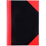 RED AND BLACK NOTEBOOK Gloss Cover A5 200 Page