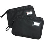 Marbig Convention Satchel Fabric Zippered Black Each