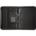 Spirax Professional 2 Ring Zippered Compendium  Black A4