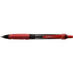 Artline 8410 Ikonic Ball Point Pen Retractable Rubber Grip  Red  Medium  Box Of 12