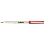 Artline 210 Fineliner Pen 06mm Red Each
