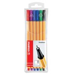 Stabilo Point 88 Fineliner 04mm Assorted Pk6