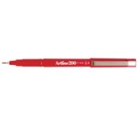 Artline 200 Fineliner Pen 04mm Red Each