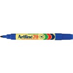 Artline 70 Permanent Marker Bullet Point 15mm Blue Each