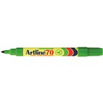 Artline 70 Permanent Marker Bullet Point 15mm Green Each