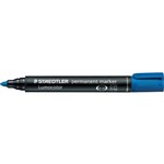 STAEDTLER 352 PERMANENT MARKER Bullet Blue Box Of 10