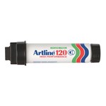 Artline 120 Wedge 20mm Permanent Marker Black Each