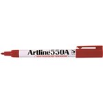 Artline 550a Whiteboard Marker Bullet Point 12mm Red Each