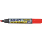 Artline 579 Whiteboard Marker Chisel Point 5mm Red Each