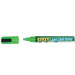 Texta Liquid Chalk Marker Dry Wipe Bullet 45mm Nib Green