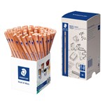 STAEDTLER 130  Natural HB Pencil Box of 100 
