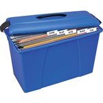 Crystalfile Carry Case BlueBlack Trim 