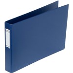 Bantex PVC Binder A3 3D Ring 38mm Landscape Blue 