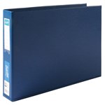 Bantex A3 PVC Binder 4D Ring 38mm Landscape Blue 