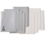 Marbig A4 Indices Dividers 15 PP Grey