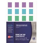 AVERY PRINTABLE TABBIES Starter Kit including Wizard Pack of 20