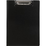 Pvc Clipfolders A4 Black Each  With Pocket