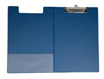 Pvc Clipfolders A4 Blue Each  With Pocket