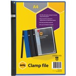 Marbig Clamp Files A4 Blue Each