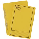 AVERY SPIRAL SPRING FILES Yellow Printed Black 