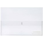 Marbig Polypick Document Wallet Foolscap Clear  Each