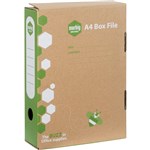 Marbig Enviro Box File 100 Recycled Board With Spring Clip A4 80mm 