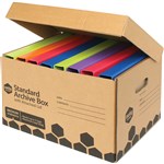 Marbig Enviro Archive Box With Lid 100 Recycled 420Wx315Dx260H  Sold As An Each  Come in a carton of 10 