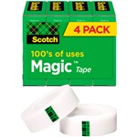 SCOTCH 8104 MAGIC TAPE Multipack 19mm x 25m Pack of 4