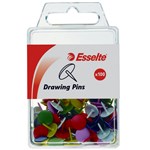 Esselte Drawing Pin Assorted Pk100