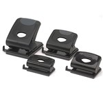 Marbig 2 Hole Punch Heavy Duty With Lock 35 Sheet Capacity Black 