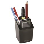 Esselte Pencil Cup 2 Compartments Black