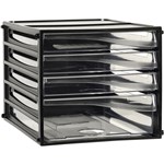 Esselte Filing Drawers 4 Trays Black