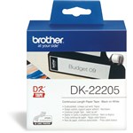Brother Dk22205 Label  White Paper Roll   62mm x 3048m