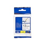 Brother Flexible TZEFX23 PTouch Tape 12 x 8mm Black On White 