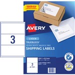 Avery L7155 Mailing Labels Laser 3up 2007 x 931mm Bx100