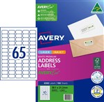 AveryEco L7651 Mailing Label 65up 381x212mm Bx100