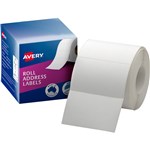 Avery Address Labels 78mm x 48mm  White Roll Box Of 500 Labels