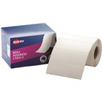 Avery Address Labels 102mm x 36mm  White Roll Box Of 500 Labels