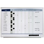 Quartet Matrix Landscape Planner Board InOut 15 Names 580 x 410mm