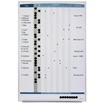 Quartet Matrix Planner Board InOut 36 Names 580 x 865mm