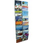 Esselte Cliplock Wall System Brochure Holder 16x a4 Pockets Each
